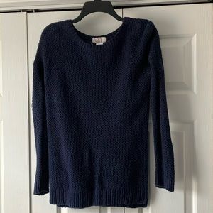Cozy navy blue sweater